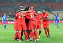 Chile vs. Croacia en China Cup 2017. Fotografía: ANFP.