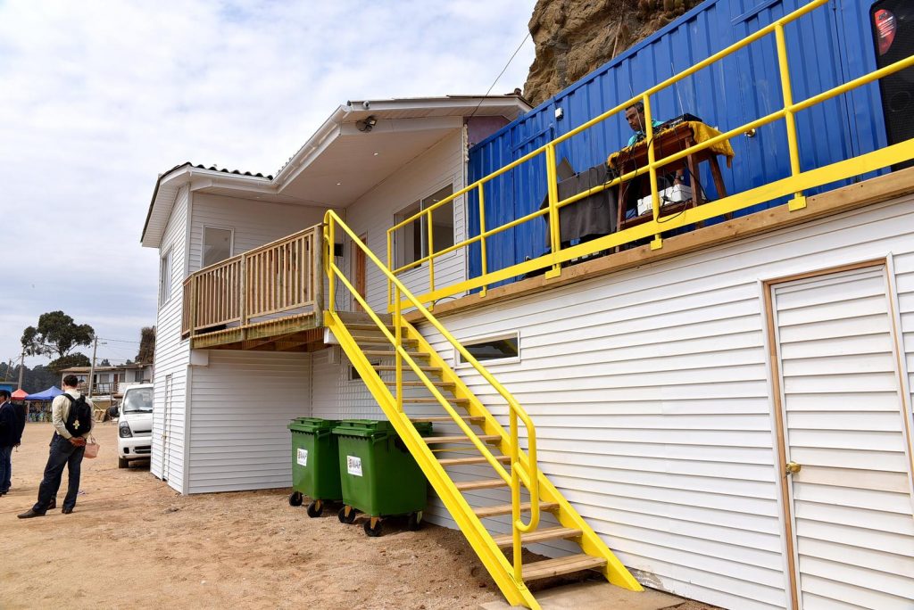 Nuevas oficinas y bodegas para el Sindicato de Pescadores de Caleta de Horcón.