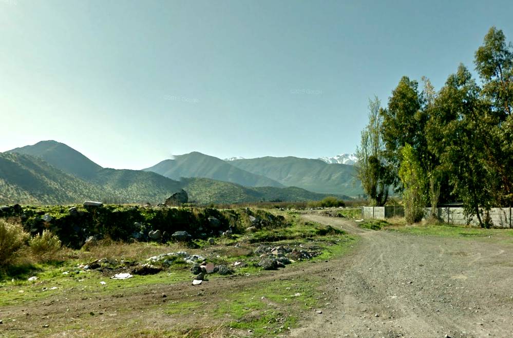 Sector de San Esteban, Los Andes. / Fotografía referencial, archivo.