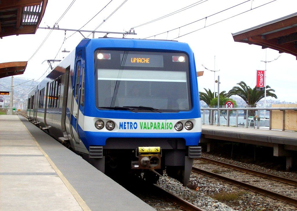 En estación Portales. Merval Metro Valparaíso. / Fotografía bajo licencia Wikimedia Commons.